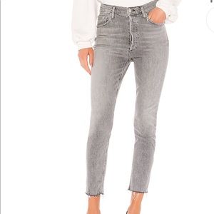 Agolde nico high rise slim fit in risk size 27